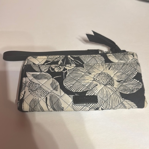 Vera Bradley Black and White Floral Tote and Bundle - Picture 3 of 15